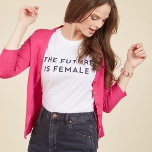 modcloth charter school cardigan hot pink